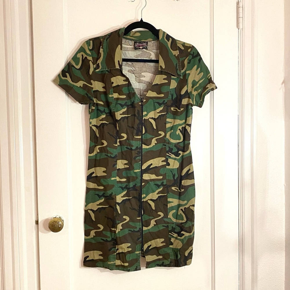 Vintage Dickies look alike camo dress